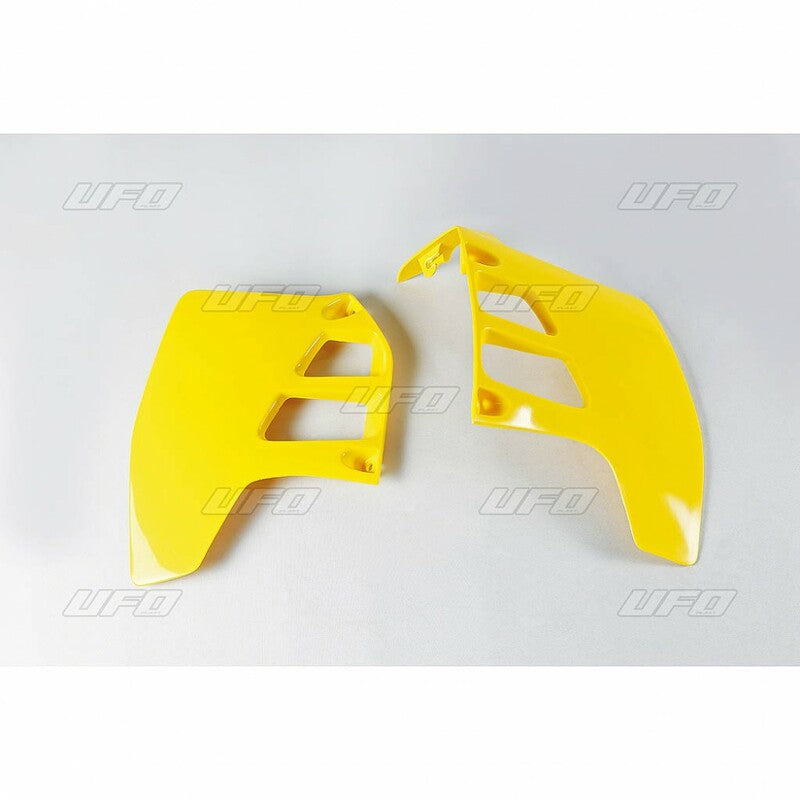 UFO Radiator Covers Yellow Suzuki RM125