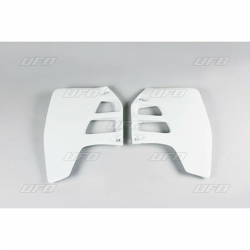 UFO Radiator Covers White Suzuki RM125/250