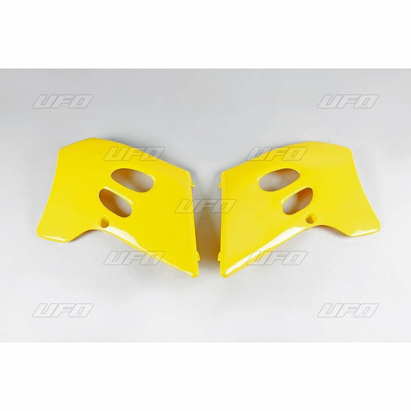 UFO Radiator Covers Yellow Suzuki RM125/250 - 1087602001