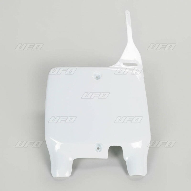 UFO Front Number Plate White Suzuki RM125/250 - 1087612001