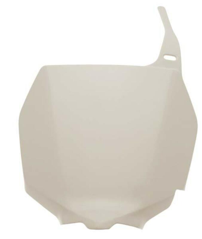 UFO Front Number Plate White Suzuki