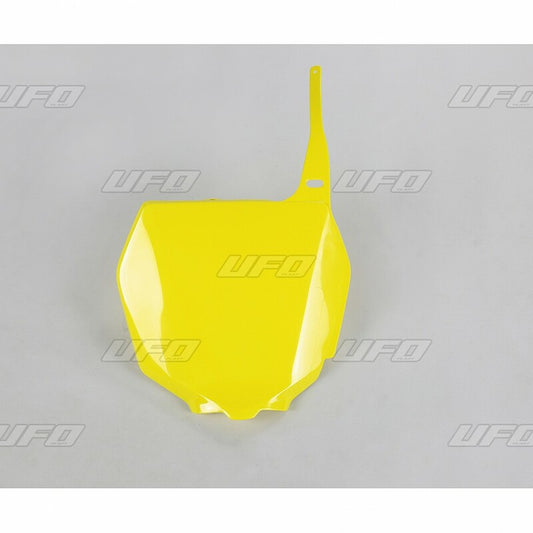 UFO Front Number Plate Yellow Suzuki