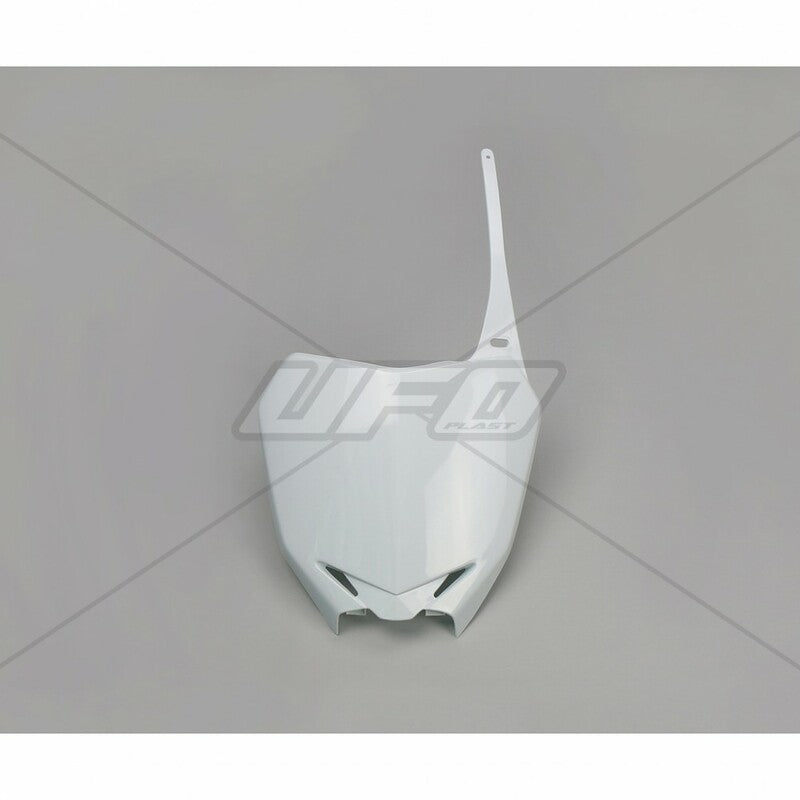 UFO Front Number Plate White Suzuki RM-Z250/450