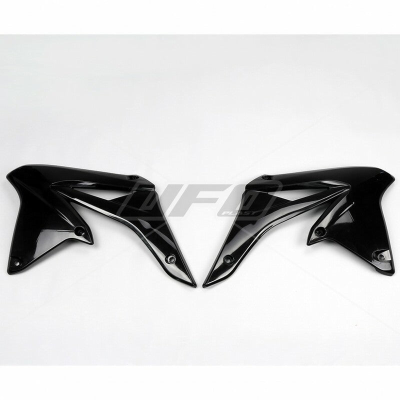 UFO Radiator Covers Black Suzuki RM-Z250