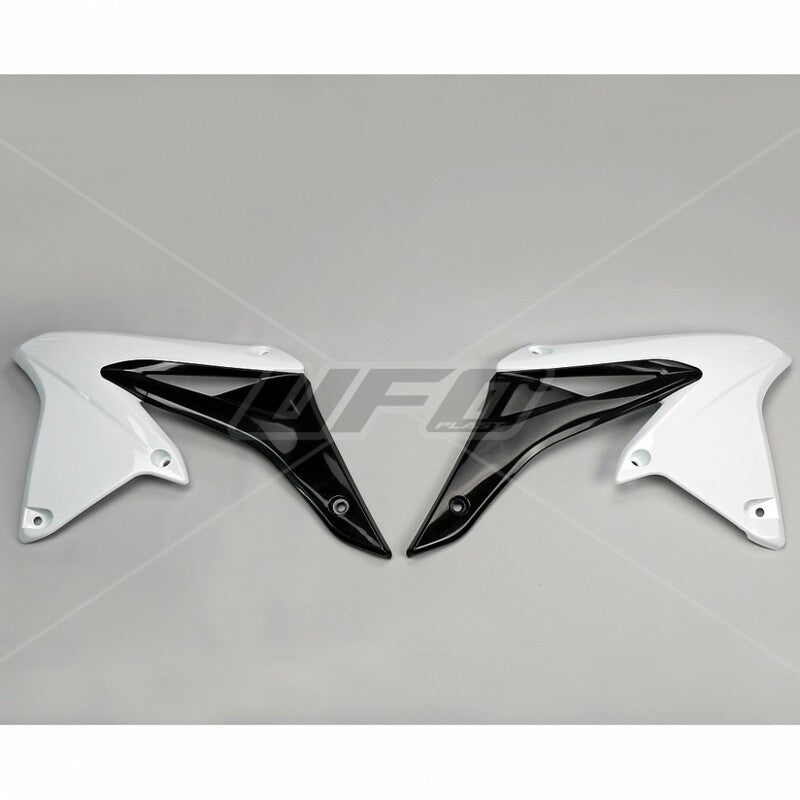 UFO Radiator Covers White Suzuki RM-Z250