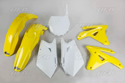 UFO Plastic Kit OEM Color Yellow/White Suzuki RM-Z450 - 1087721001