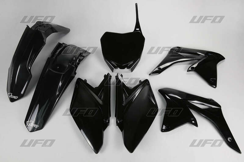 UFO Plastic Kit Black Suzuki RM-Z250 - 1087726003