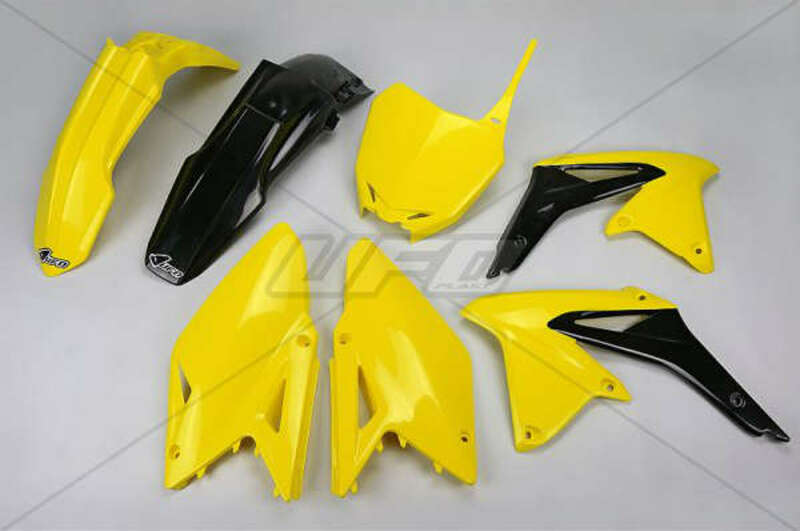 UFO Plastic Kit OEM Color (2014) Yellow/Black Suzuki RM-Z450