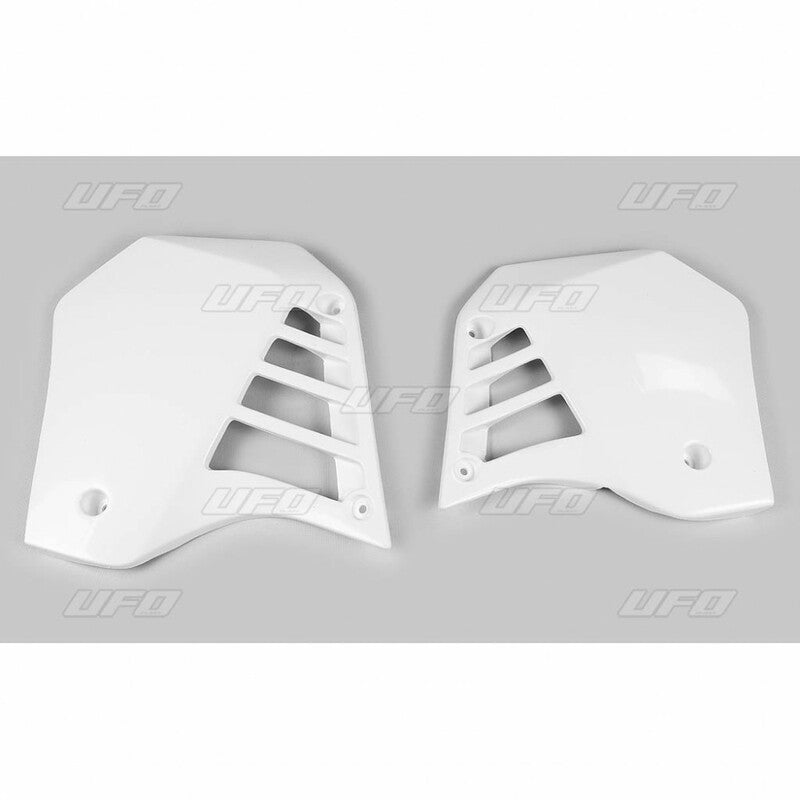 UFO Radiator Covers White Yamaha YZ125