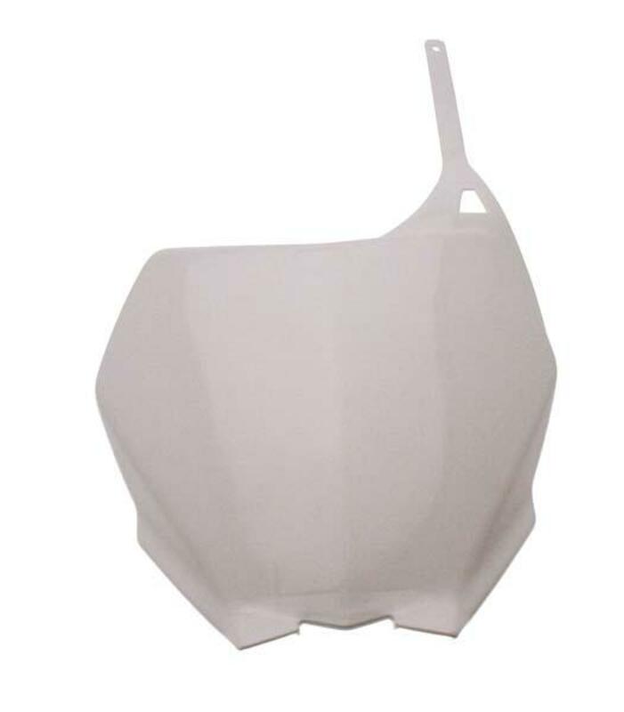 UFO Front Number Plate White Yamaha - 1087813001