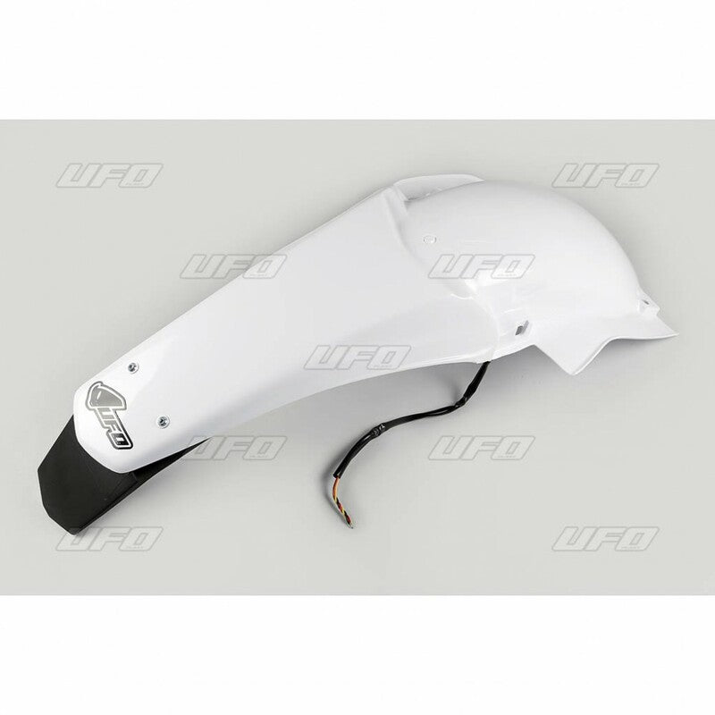 UFO Rear Fender + Licence Plate Holder /w Light White Yamaha WR250F/450F - 1087822002