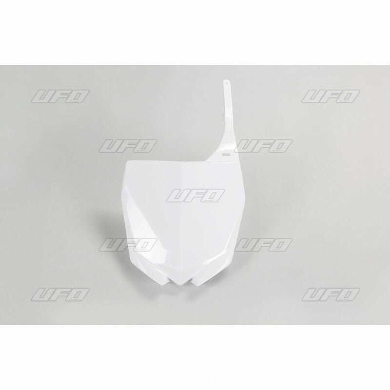 UFO Front Number Plate White Yamaha - 1087836002
