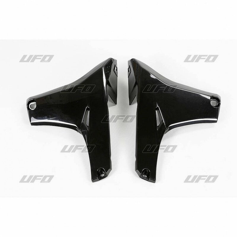 UFO Radiator Covers Black Yamaha YZ450F - 1087848001