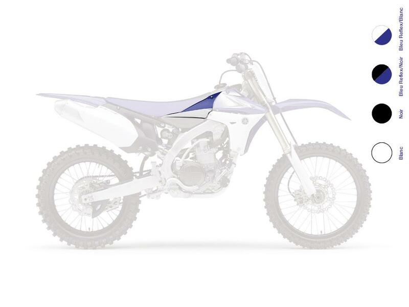 UFO Radiator Connection noir Yamaha YZ450F