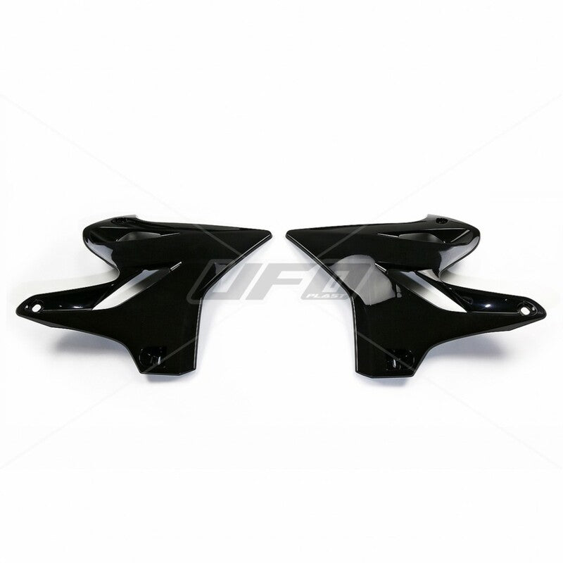 UFO Radiator Covers Black Yamaha YZ125/250 - 1087883002