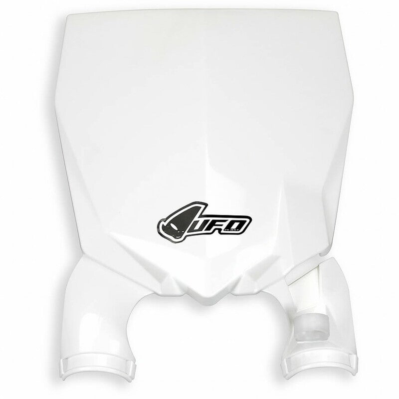 UFO Stadium Front Number Plate White Yamaha YZ-F/YZ