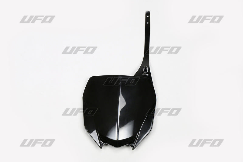 UFO Front Number Plate Black Yamaha YZ450F