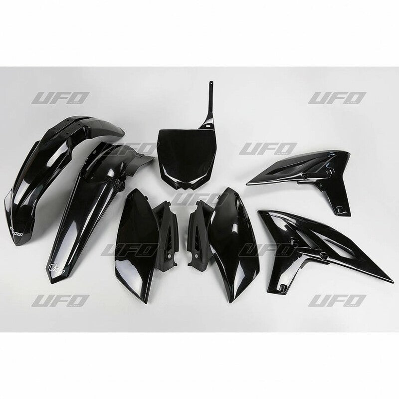 UFO Plastic Kit Black Yamaha YZ250F