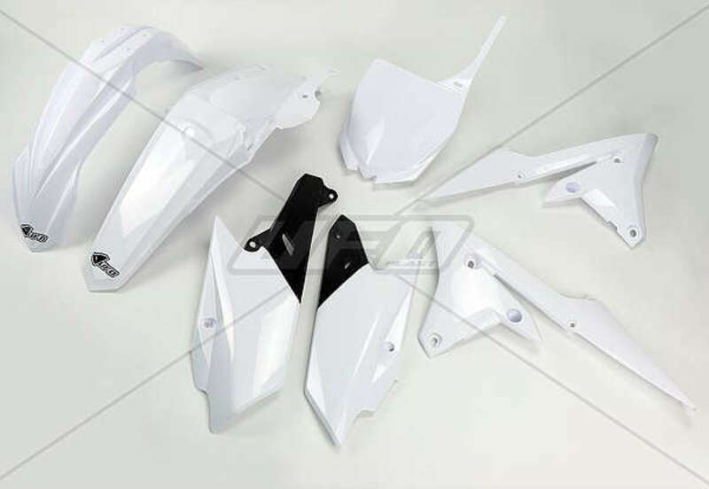 UFO Plastic Kit White Yamaha YZ250F/450F