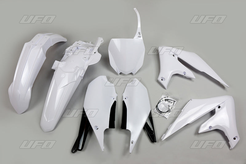 UFO Plastic Kit White Yamaha YZ450F - 1087943002