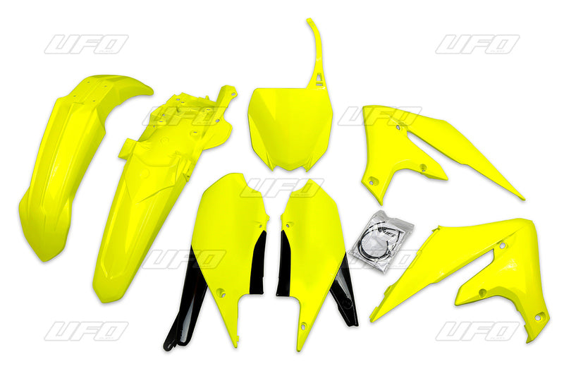 UFO Plastic Kit Neon Yellow Yamaha YZ450F