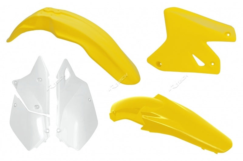 RACETECH Plastic Kit OEM Color Yellow/White Suzuki DR-Z400