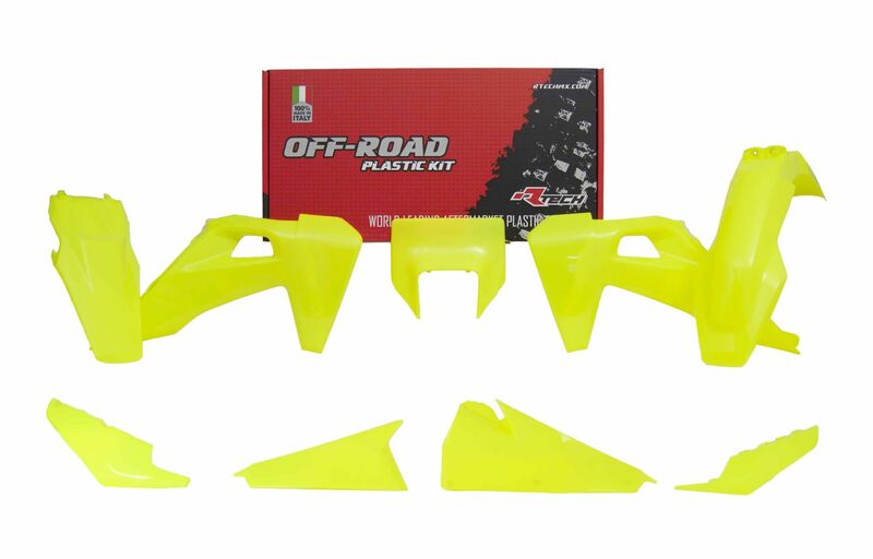RACETECH Plastic Kit Neon Yellow Husqvarna - 1087963001