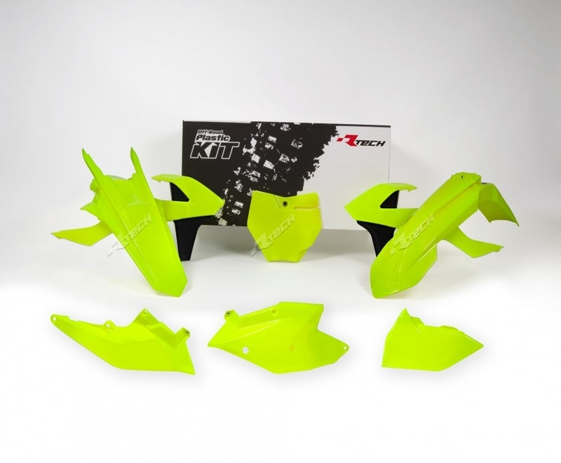 RACETECH Plastic Kit Neon Yellow/Black KTM