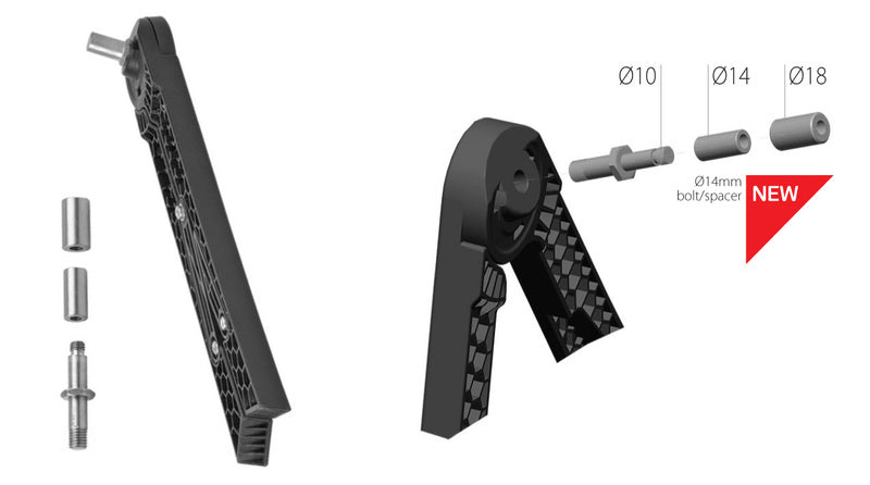 POLISPORT Foldable Tripod Bike Stand Black