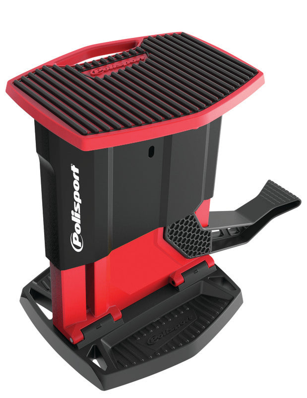 POLISPORT Pit Lift Bike Stand Foldable Red