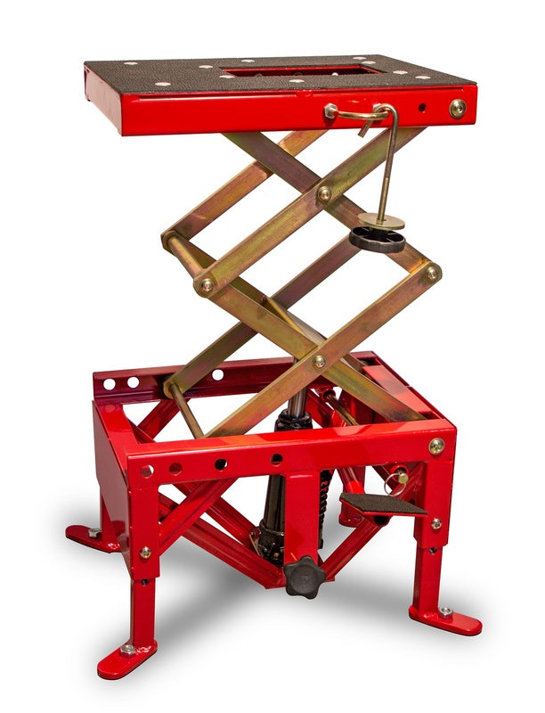 BIHR Hydraulic MX Lift Stand Red (wheels not included)
