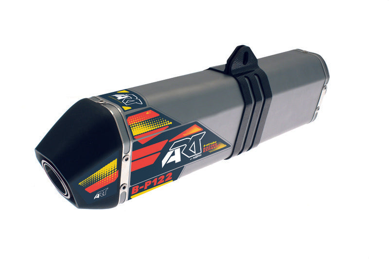 ART B-P122 Aluminium Muffler/Black End Cap Husqvarna FE450
