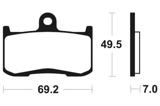 TECNIUM Sintered Metal Brake Pads - MTR282