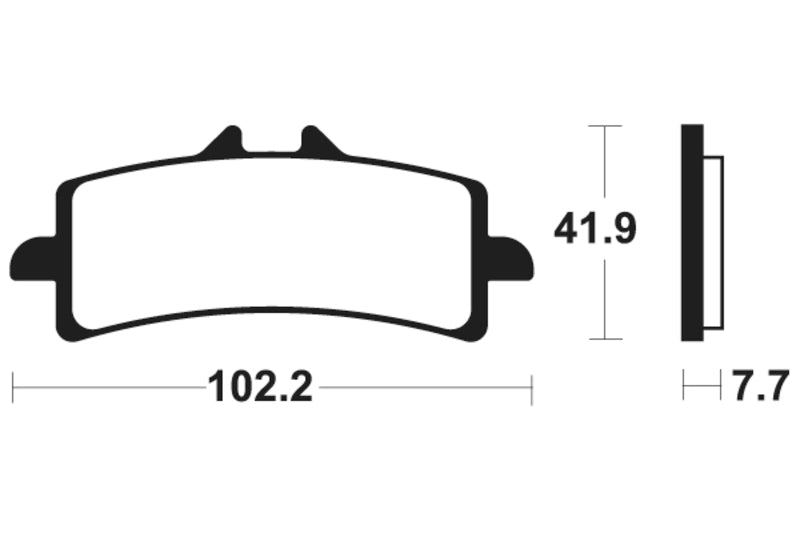 TECNIUM Sintered Metal Brake Pads - MTR341