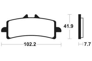 TECNIUM Sintered Metal Brake Pads - MTR341