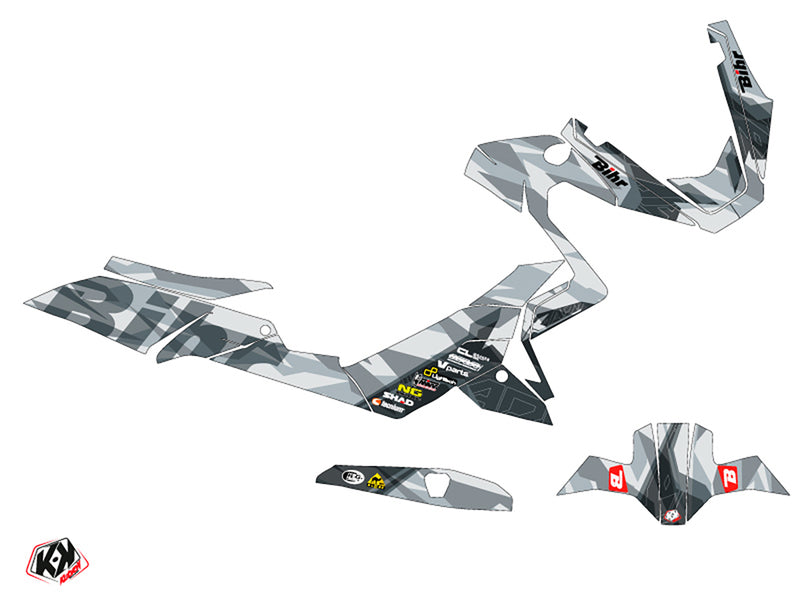 KUTVEK Replica Bihr Graphic Kit Grey Honda X ADV