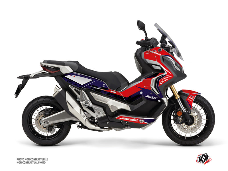 KUTVEK Replica Luc1 2018 Graphic Kit Red/Blue Honda X ADV