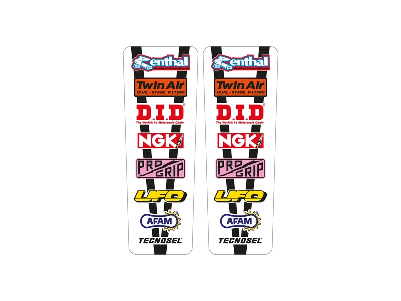 TECNOSEL Fender Stickers Vintage Sponsors