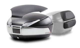 SHAD SH48 NT Top Case + Backrest Titanium