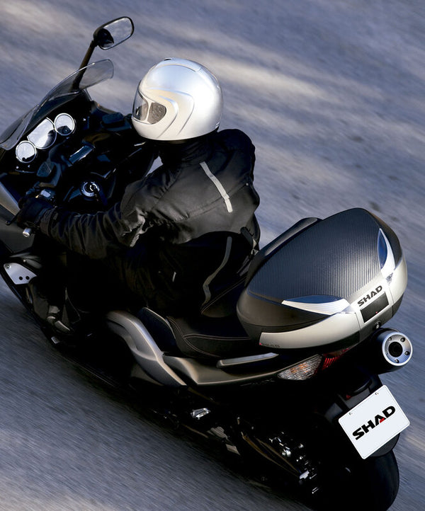 SHAD SH48 NT Top Case + Backrest Titanium