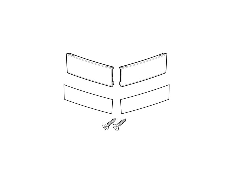 SHAD SH23 Reflectors Left/Right White