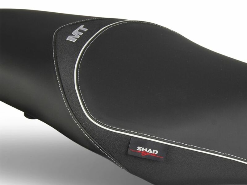 SHAD Comfort Seat Black-Grey/Grey Seams - Yamaha MT-090