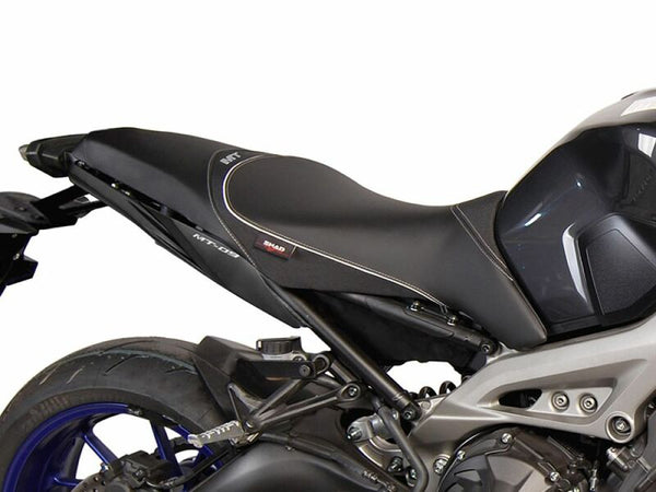 SHAD Comfort Seat Black-Grey/Grey Seams - Yamaha MT-090