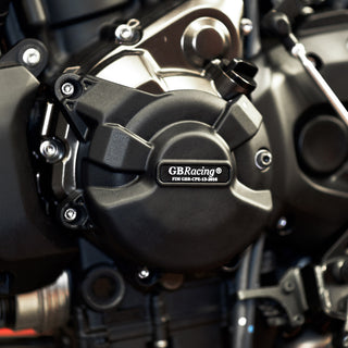 GB RACING Zündungsdeckel Schwarz Yamaha 