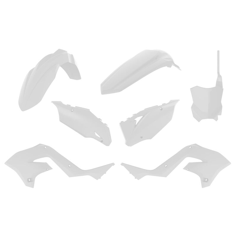 POLISPORT Plastic Kit Restyle White Kawasaki KX125/250