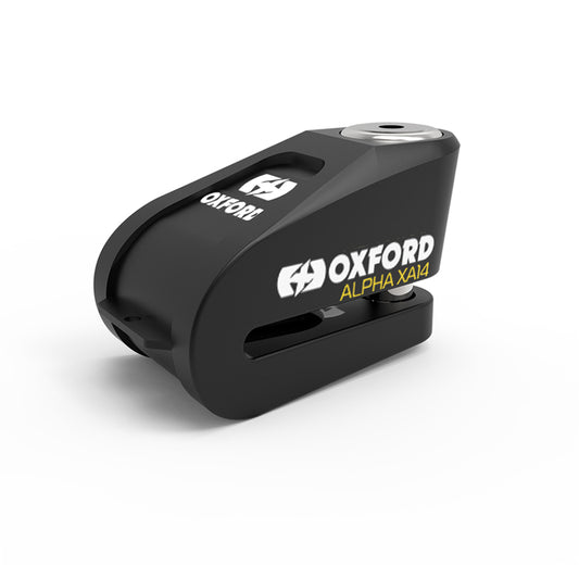 OXFORD XA14 Alarm Disc Lock - Ã˜14mm Stainless Steel Black