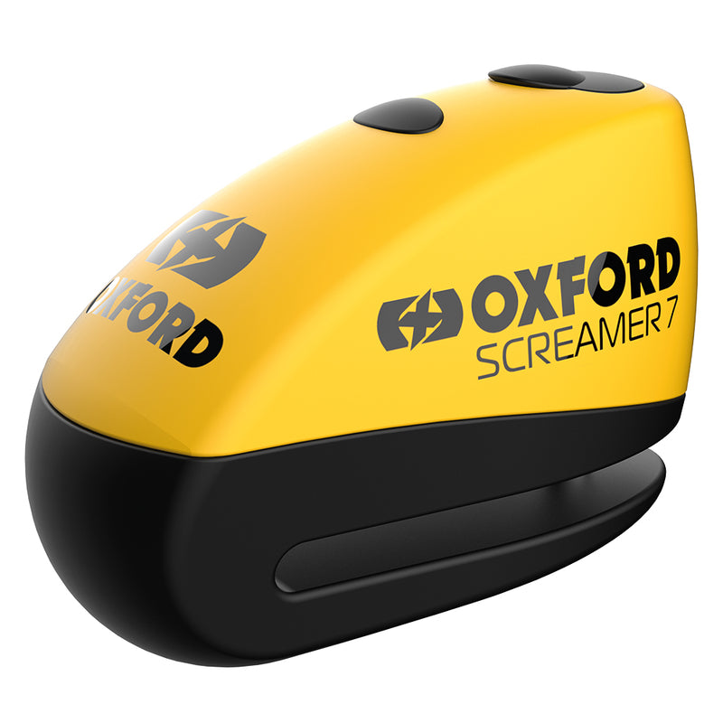 OXFORD Screamer 7 Disc Lock - Ã˜7mm Yellow/Black