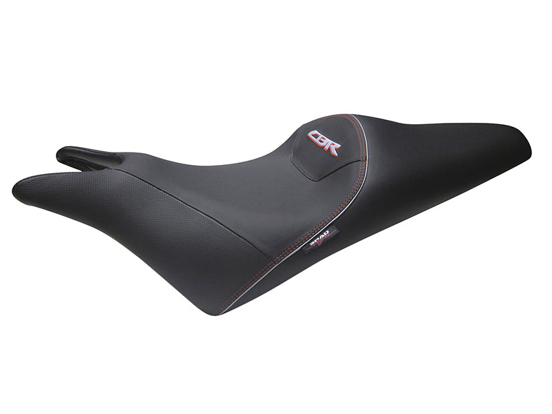 SHAD Comfort Seat Black/Red Seams - Honda CBR600F