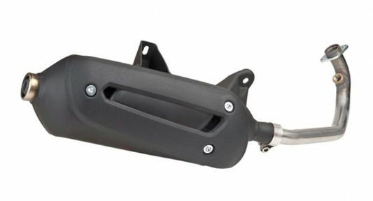 TECNIGAS New Maxi 4 Full Exhaust System - Steel Black Kymco Downtown / Superdink 125I