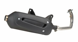 TECNIGAS New Maxi 4 Komplettauspuffanlage - Stahl Schwarz Kymco K-XCT 125I